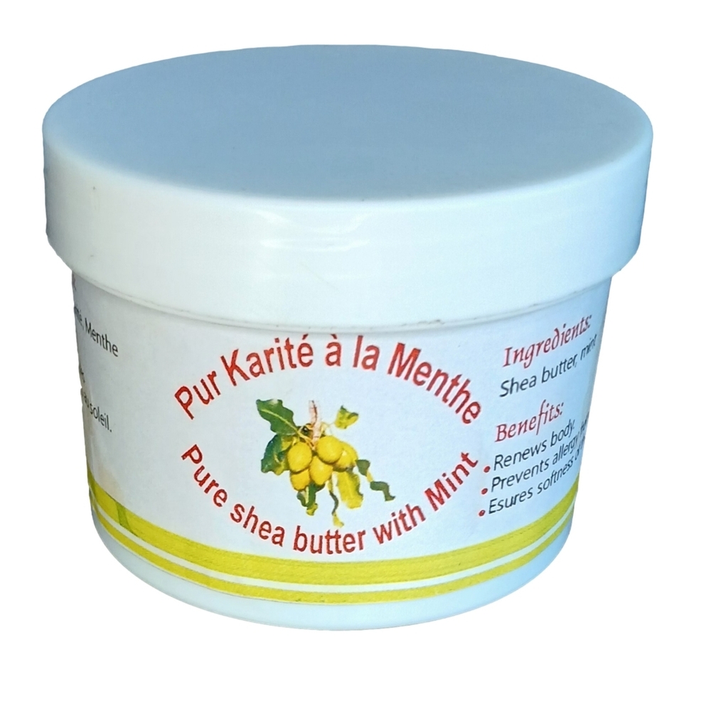 NEW Authentic African Shea Butter Mint 100% Natural Songhai Benin Body Butter - Picture 2 of 4